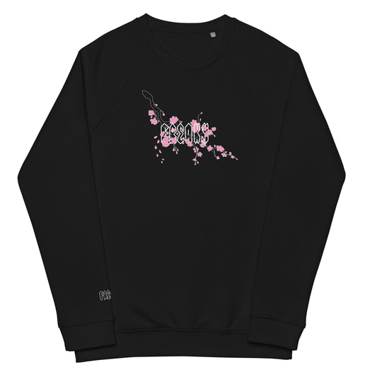 cherry blossom sweater black