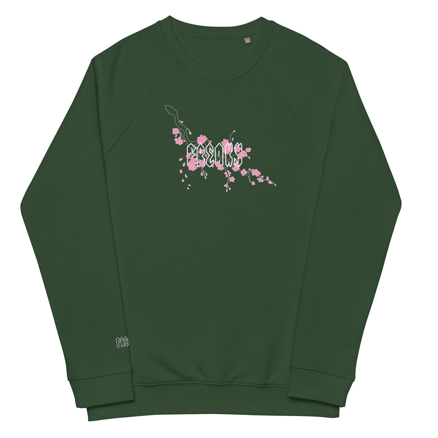 cherry blossom sweater green